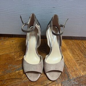 Jessica Simpson open toe heels